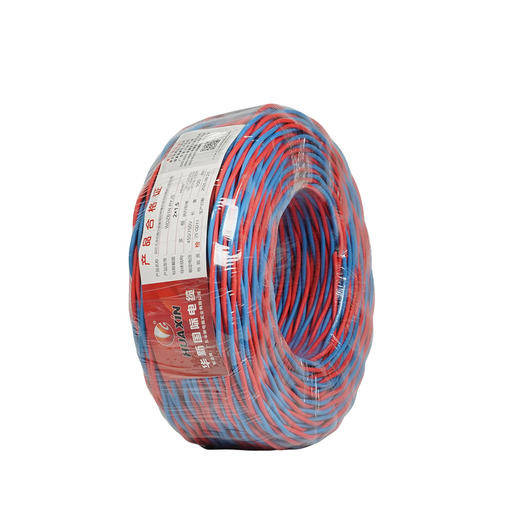 Copper core halogen-free low smoke cross-linked polyolefin insulated connection with flame-retardant and fire-resistant flexible wire WDZB1N-RYJS